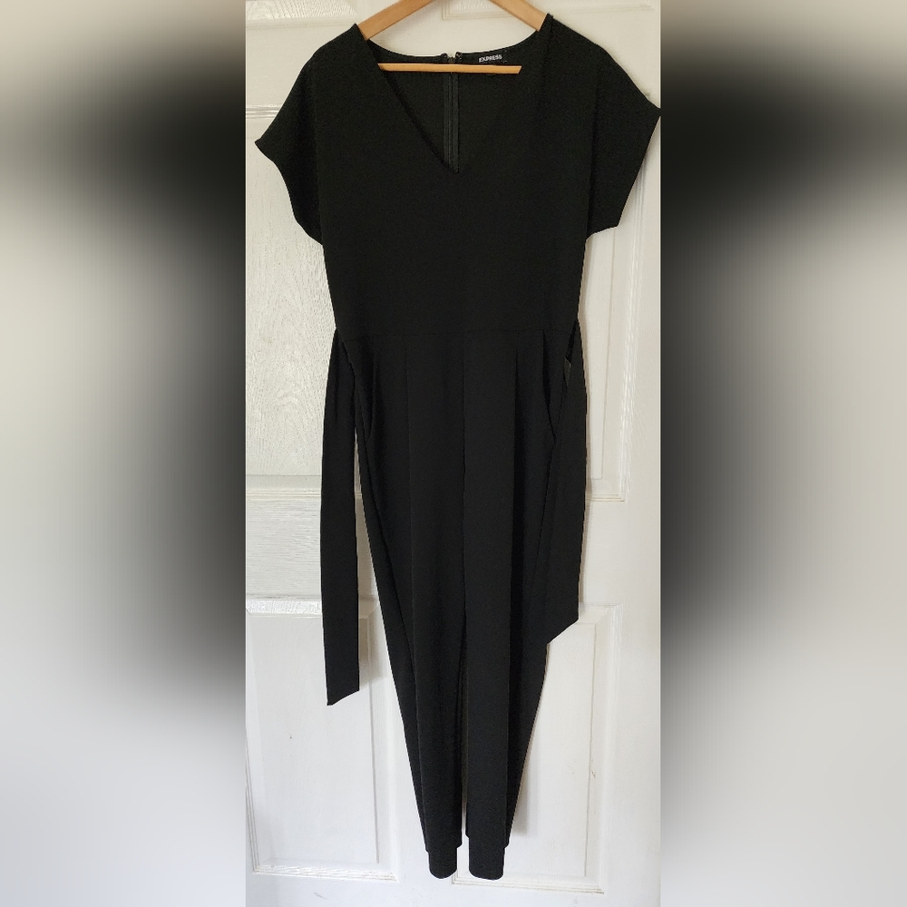 Express Medium Black Business casual Jumpsuit